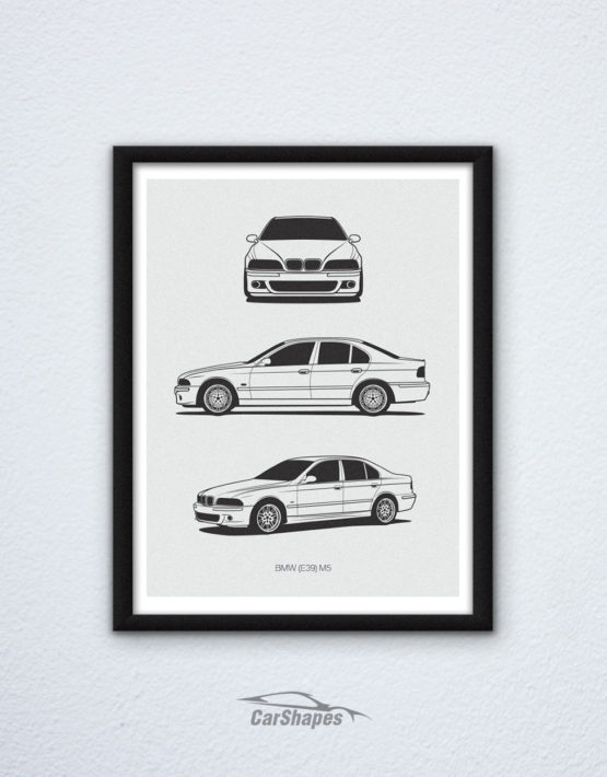 BMW M5 E39 Framed poster